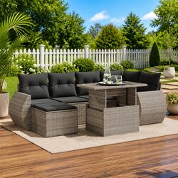 Cozy Up with Our 7 Piece Garden Sofa Set