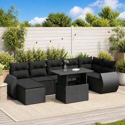 Your Ideal 8-Piece Garden Sofa Set Awaits