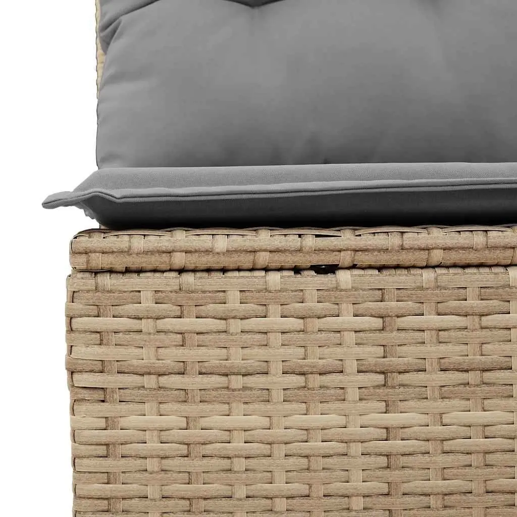 11 Piece Beige Garden Sofa Set
