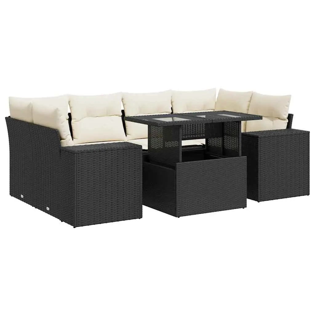 7 Piece Garden Sofa Set for Outdoor Spaces