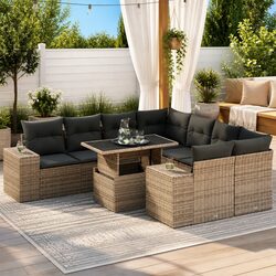 Your Ideal 9-Piece Garden Sofa Set for Entertaining