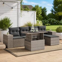 Friendly 6-Piece Modular Outdoor Sofa Set