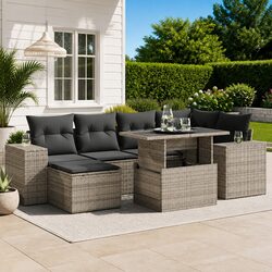 Your Friendly 7 Piece Garden Sofa Set for Relaxation