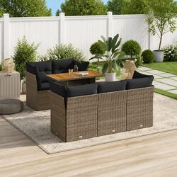 Embrace Comfort with This 6 Piece Outdoor Sofa Set