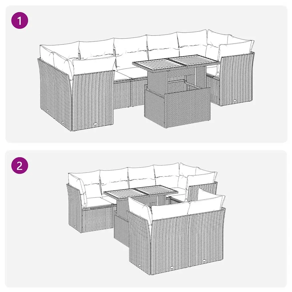 8 Piece Sofa Set