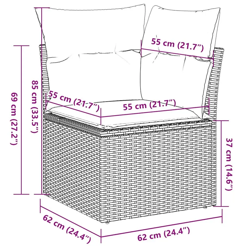 8 Piece Garden Sofa Set