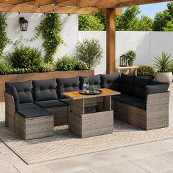 Your Perfect 9 Piece Garden Sofa Set for Outdoor Fun