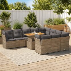 Enjoy Your Outdoors with This 11 Piece Garden Sofa Set