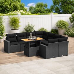 Your Ideal 9-Piece Garden Sofa Set Awaits You