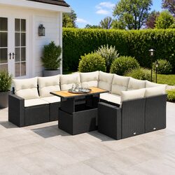 Make Outdoor Moments Special with This 9 Piece Sofa Set