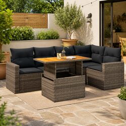 Your New 6 Piece Outdoor Garden Sofa Set Awaits!