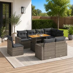 Your Ideal Outdoor Gathering Spot: 9 Piece Sofa Set