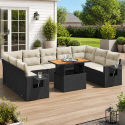 Enjoy Outdoor Comfort with 10-Piece Sofa Set