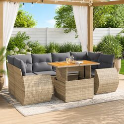 Your Perfect 7-Piece Outdoor Sofa Set Awaits You