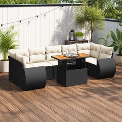 Friendly 8-Piece Garden Sofa Set for Outdoor Enjoyment