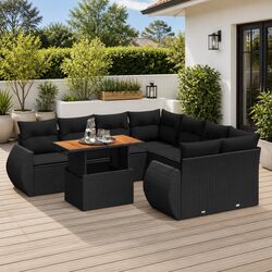 Your New Favorite 9 Piece Garden Sofa Set Awaits