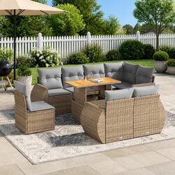 Comfortable 9-Piece Garden Sofa Set for Your Patio