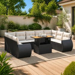 Your Perfect Garden Sofa Set: 10-Piece Comfort