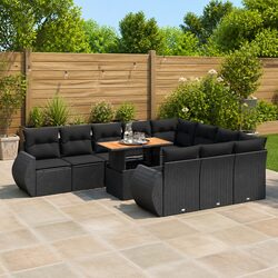 Create Your Comfort Zone with an 11 Piece Garden Sofa Set
