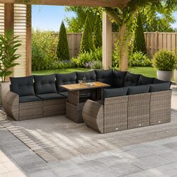 Your Perfect 11 Piece Grey Garden Sofa Set for Outdoor Enjoyment