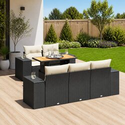 Create a Welcoming Outdoor Atmosphere with 6-Piece Sofa Set