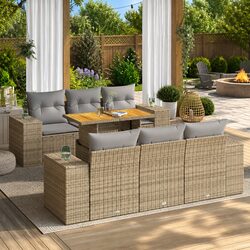 Your Ideal 7-Piece Garden Sofa Set Awaits