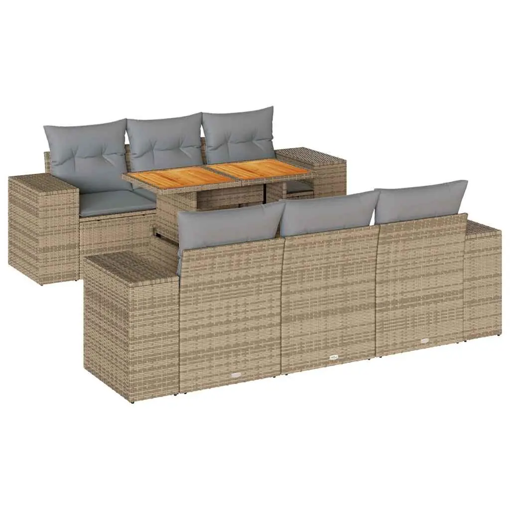 7-Piece Garden Sofa Set