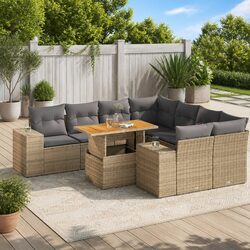 Your Perfect 9-Piece Outdoor Garden Sofa Set Awaits