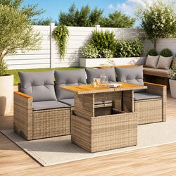 Your Outdoor Retreat: 5 Piece Garden Sofa Set