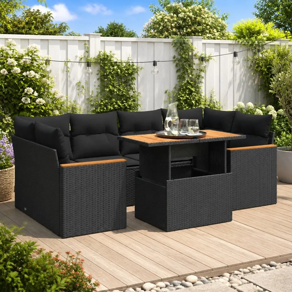 6-Piece Modular Garden Sofa Set