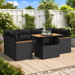 Your Ideal 6-Piece Modular Garden Sofa Set Awaits
