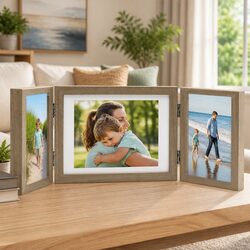 Your New Favorite Trifold Photo Frame Collage 28x18 cm