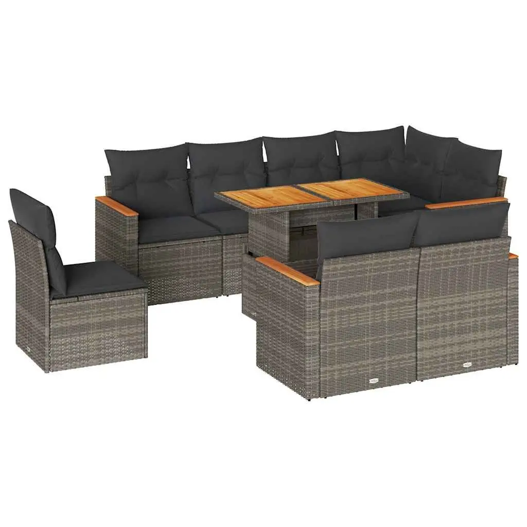 9 Piece Garden Sofa Set