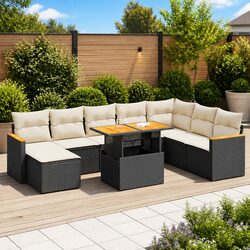 Your New Favorite 9-Piece Garden Sofa Set Awaits