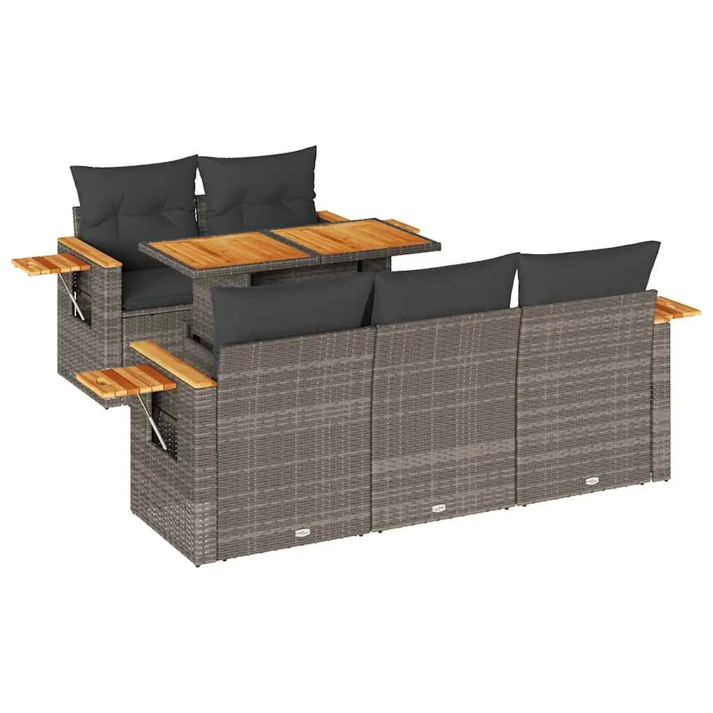 6-Piece Garden Sofa Set for Outdoor Living