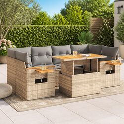 Your Friendly 7 Piece Garden Sofa Set Awaits