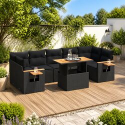 Your Friendly 8 Piece Outdoor Sofa Set Awaits