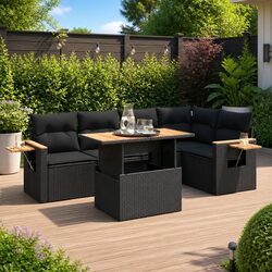 Discover Comfort with This 5 Piece Garden Sofa Set
