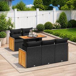 Your Perfect 6-Piece Modular Garden Sofa Set Awaits