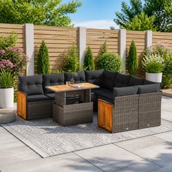 Your Perfect 9-Piece Outdoor Sofa Set Awaits