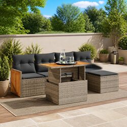 Your Ideal 6 Piece Modular Garden Sofa Set Awaits