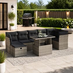 Your Outdoor Retreat Awaits with 8 Piece Sofa Set