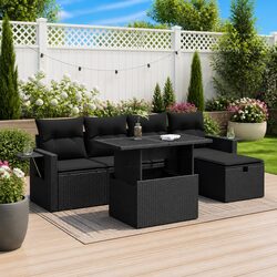 Friendly 6-Piece Garden Sofa Set for Your Outdoor Comfort