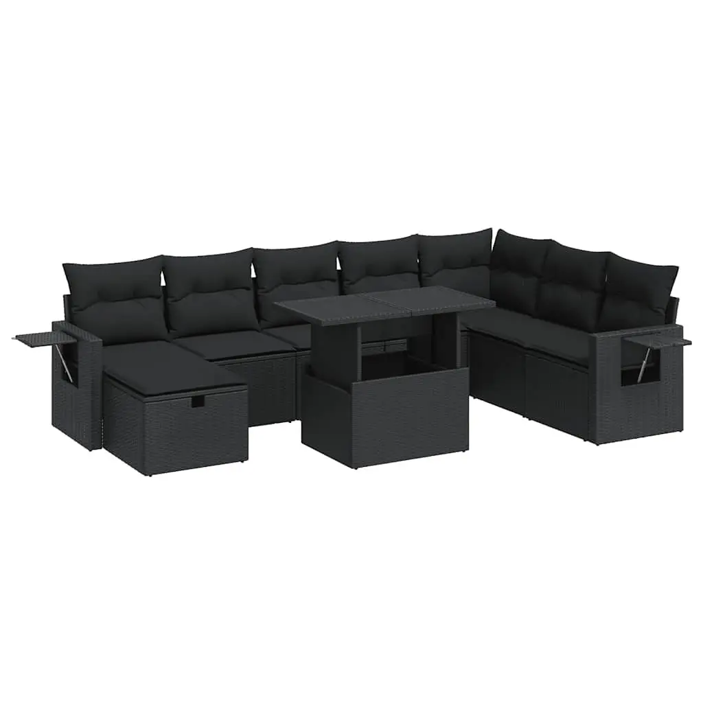 9 Piece Outdoor Sofa Set with Storage