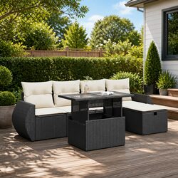 Your Friendly 6 Piece Garden Sofa Set Awaits