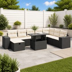 Your Ideal Outdoor 9 Piece Garden Sofa Set Awaits