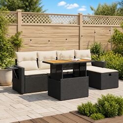 Your Perfect 6 Piece Garden Sofa Set with Cushions