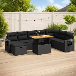 Friendly 9 Piece Outdoor Sofa Set for Your Backyard