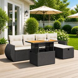 Friendly 6-Piece Garden Sofa Set - Perfect for You!