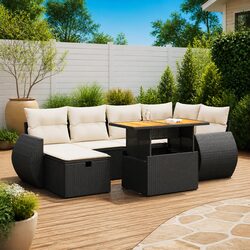 Friendly 8-Piece Garden Sofa Set for Your Outdoor Space